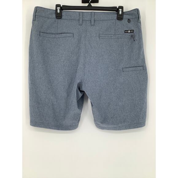 Salty Crew Mens 36 Navy Drifter 2 Hybrid Walkshorts Flat Front Activewear O12-14 - Picture 4 of 7